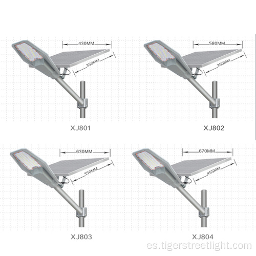 Lámpara de calle solar llevada de aluminio al aire libre Ip67